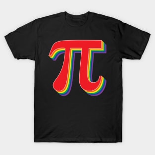 Rainbow Pi π T-Shirt